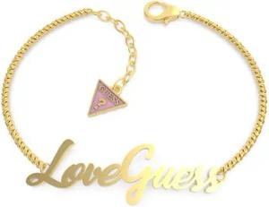 Damenarmband Love Guess aus Edelstahl, gold