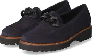 Gabor Loafer für Damen - Gr. 38,5 - blau - Rauleder