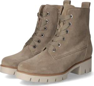 Gabor Schnürstiefeletten für Damen im SALE - Gr. 9 - grün - Rauleder