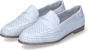 Tamaris Slipper für Damen - Gr. 36 - weiß - Leder