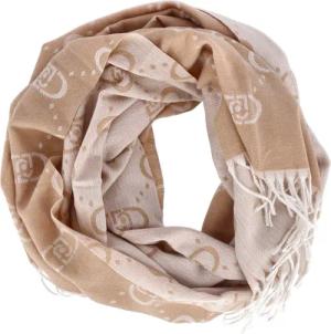 LIU JO Stola  JACQUARD MONOGRAM für Damen - beige - Textil