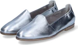 Tamaris Slipper für Damen - Gr. 37 - silber - Leder