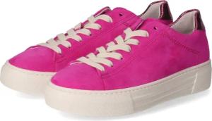 Gabor Low Sneaker für Damen im SALE - Gr. 6 - pink - Rauleder