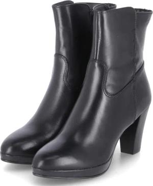 Tamaris Stiefeletten für Damen im SALE - Gr. 40 - schwarz - Glattleder