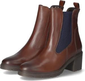 Gabor Chelsea Boots für Damen im SALE - Gr. 8 - braun - Glattleder
