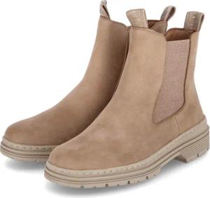 Tamaris Chelsea Boots für Damen im SALE - Gr. 36 - braun - Leder & Textil