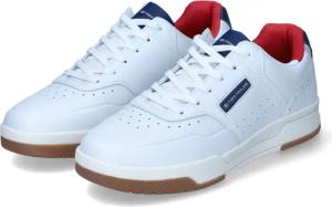 Tom Tailor Low Sneaker für Herren - Gr. 45 - weiß - Kunstleder