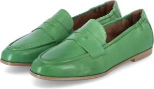 Tamaris Slipper für Damen - Gr. 38 - grün - Leder