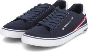 Tom Tailor Low Sneaker für Herren - Gr. 41 - blau - Textil