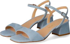 Unisa Sandaletten KIRK_24 für Damen - Gr. 39 - blau - Rauleder