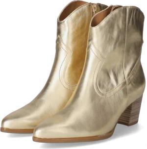 Gabor Stiefeletten für Damen - Gr. 38 - gold - Glattleder