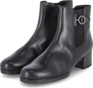 Gabor Stiefeletten für Damen im SALE - Gr. 9 1/2 - schwarz - Glattleder