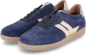 Gabor Sneaker für Damen - Gr. 7 - blau - Leder,Materialmix
