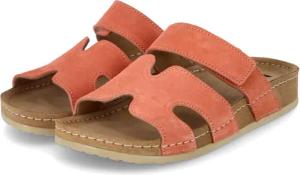 Kaerlek Pantoletten für Damen im SALE - Gr. 37 - orange - Rauleder