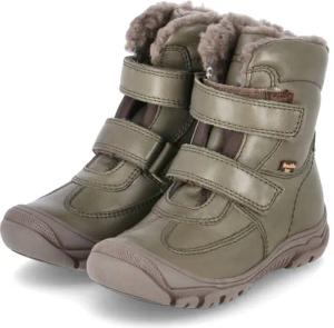 FRODDO Winterstiefel LINZ für Kinder im SALE - Gr. 29 - grün - Glattleder