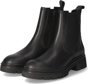 Gabor Chelsea Boots für Damen - Gr. 37,5 - schwarz - Leder