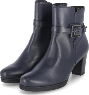 Gabor Stiefeletten für Damen im SALE - Gr. 6 - blau - Glattleder