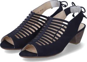 Paul Green Sandaletten für Damen - Gr. 5 1/2 - blau - Rauleder