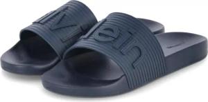Calvin Klein Badelatschen POOL SLIDE für Herren - Gr. 41 - blau - Synthetik
