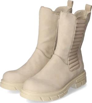 Rieker Stiefeletten für Damen - Gr. 39 - beige - Kunstleder