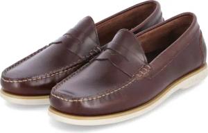 Lumberjack Mokassins NAVIGATOR für Herren im SALE - Gr. 43 - braun - Glattleder