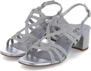 Beliana Sandaletten für Damen - Gr. 41 - silber - Textil