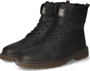 Rieker Winterboots für Herren - Gr. 42 - schwarz - Leder und Synthetik