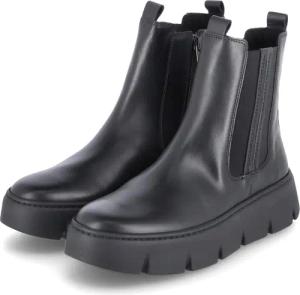 Gabor Chelsea Boots für Damen - Gr. 42 - schwarz - Leder,Glattleder