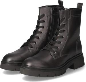 Gabor Schnürstiefeletten für Damen - Gr. 40 - silber - Leder