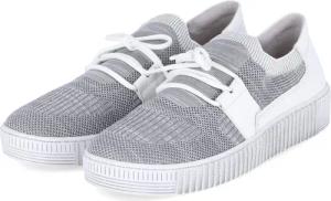 Gabor Slipper für Damen im SALE - Gr. 7 - grau - Leder & Textil