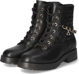 Guess Schnürstiefeletten für Damen im SALE - Gr. 37 - schwarz - Kunstleder