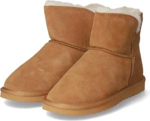 Piece of Mind Winterstiefeletten für Damen - Gr. 41 - braun - Leder,Rauleder