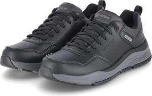 Skechers Outdoorschuhe HOMBRE für Herren - Gr. 41 - schwarz - Synthetik,Leder und Synthetik