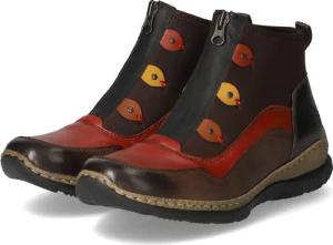 Rieker Ankle Boots für Damen im SALE - Gr. 41 - braun - Kunstleder