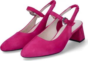 Gabor Slingpumps für Damen im SALE - Gr. 5 1/2 - rosa - Rauleder