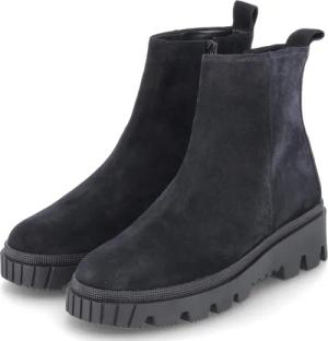 Gabor Stiefeletten für Damen - Gr. 40 - blau - Leder