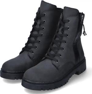 Rieker Winterstiefeletten für Damen im SALE - Gr. 40 - schwarz - Kunstleder