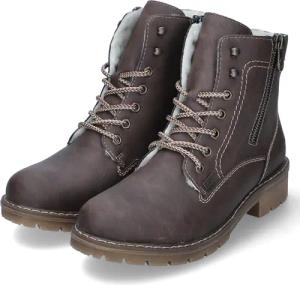 Rieker Winterstiefeletten für Damen im SALE - Gr. 38 - braun - Kunstleder