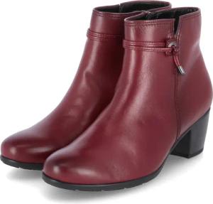 Gabor Stiefeletten für Damen im SALE - Gr. 8 1/2 - rot - Glattleder