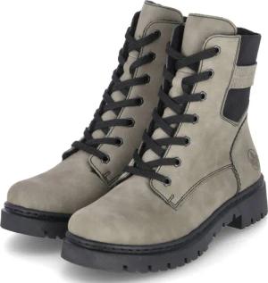 Rieker Winterboots für Damen im SALE - Gr. 37 - grün - Kunstleder