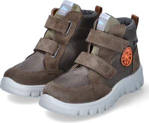 Naturino Klettstiefeletten GEMINAE für Jungen im SALE - Gr. 28 - braun - Textil & Synthetik