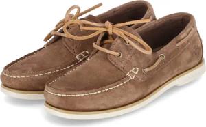Lumberjack Bootsschuhe NAVIGATOR für Herren im SALE - Gr. 46 - braun - Rauleder