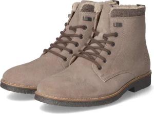 Rieker Winterboots für Herren im SALE - Gr. 40 - taupe - Rauleder