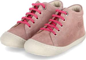 Naturino Schnürschuhe COCOON für Mädchen - Gr. 20 - rosa - Rauleder