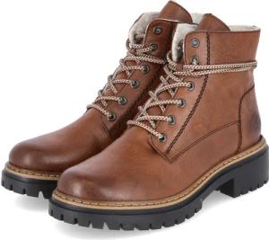 Rieker Winterstiefeletten für Damen im SALE - Gr. 41 - braun - Kunstleder