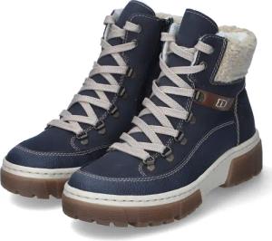 Rieker Winterstiefeletten für Damen im SALE - Gr. 39 - blau - Kunstleder