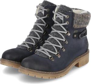 Rieker Winterboots für Damen im SALE - Gr. 36 - blau - Kunstleder