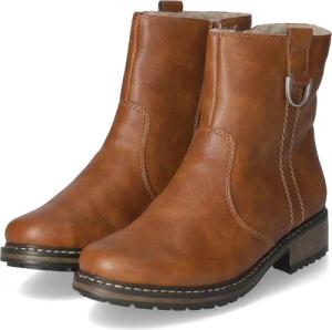 Rieker Stiefeletten für Damen - Gr. 40 - braun - Synthetik