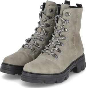 Rieker Winterstiefeletten für Damen im SALE - Gr. 36 - grün - Kunstleder