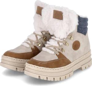Rieker Winterboots für Damen im SALE - Gr. 40 - beige - Textil & Synthetik